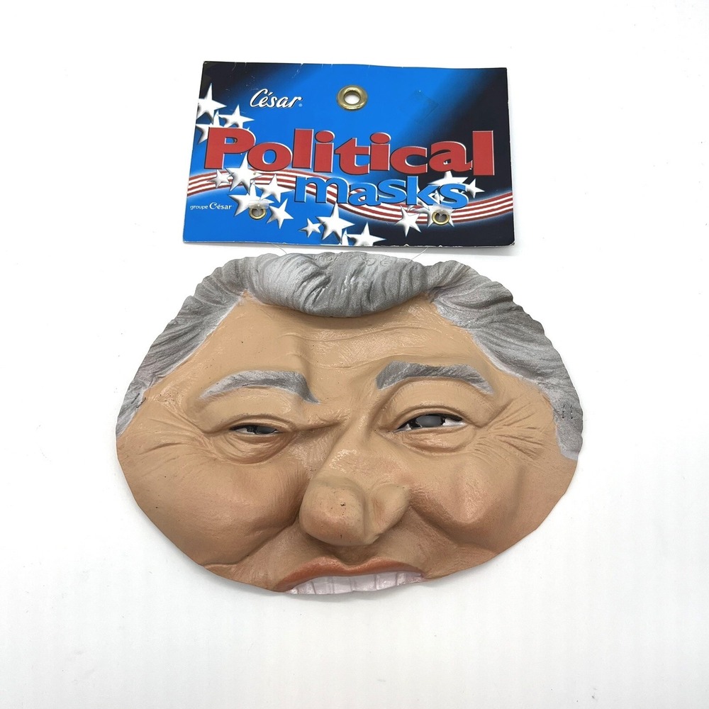 Cesar Political Masks Clinton Half‎ Mask Halloween Costume Prop 2001